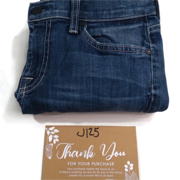 7 For All Mankind Blue Ankle & Cropped Jeans - Picture 10 of 10